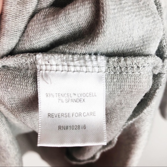 Garnet Hill Cowl Neck Pull Over Tunic | Heather Gray | Size Large - Picture 8 of 10